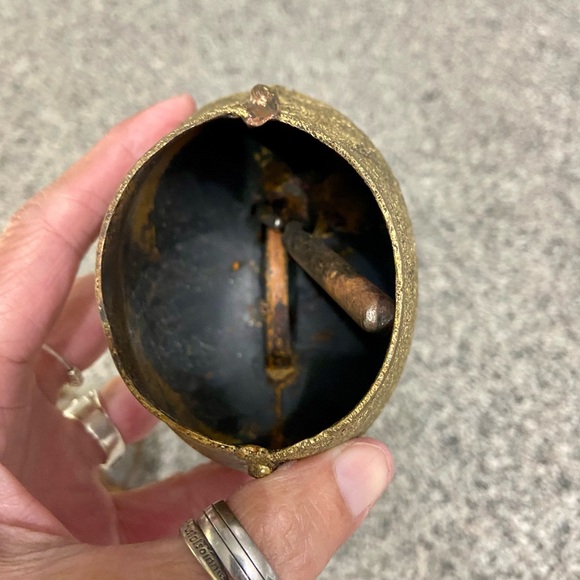 Embroidered Tapestry Cow Bells (2) Vtg Floral Wall Hanging Farmhouse Cottagecore - Picture 12 of 16